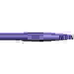 Stäubli XL-410 Laborstecker Stecker, gerade Stift-Ø: 4mm Violett