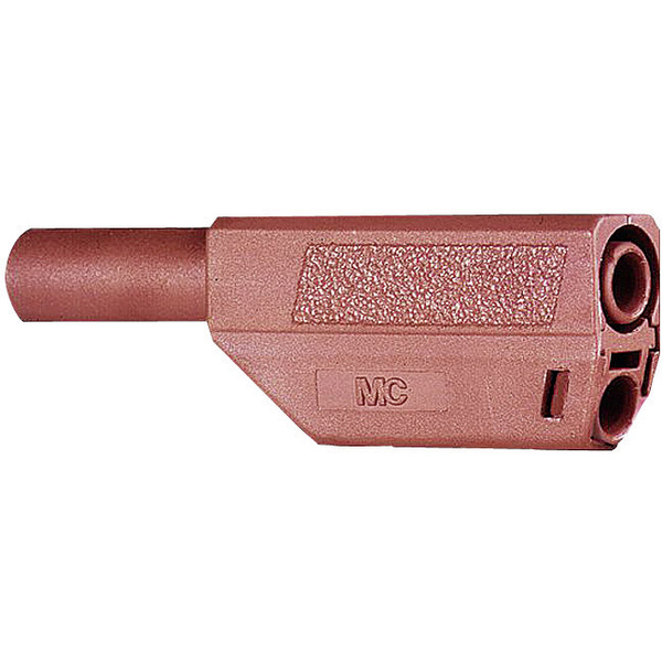 Stäubli SLS425-SE/Q Sicherheits-Lamellenstecker Stecker, gerade Stift-Ø: 4 mm Blau 1 St.
