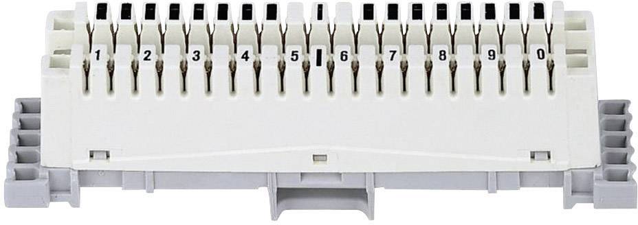79103-510 00 LSA-PLUS<sup>®</sup> Anschlussleiste Baureihe 2 Trennleiste 10 Doppeladern Weiß Inhalt: 1 St.