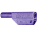 Stäubli SLS425-SE/Q/N Sicherheits-Lamellenstecker Stecker, gerade Stift-Ø: 4 mm Braun 1 St.