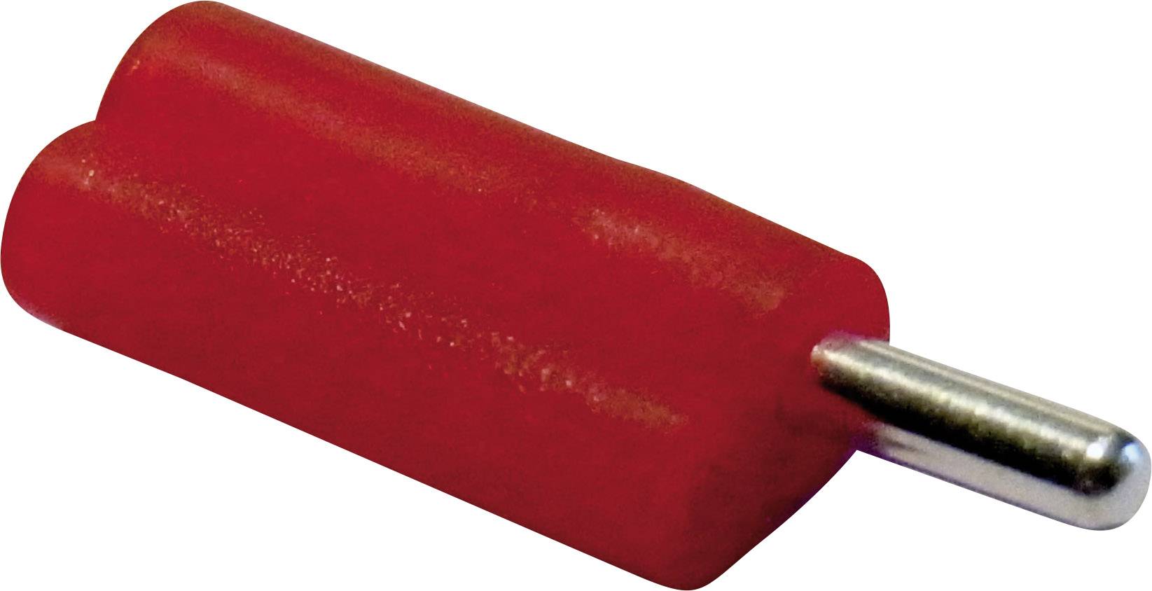 Schnepp F 2020 Büschelstecker Stecker, gerade Stift-Ø: 2 mm Rot