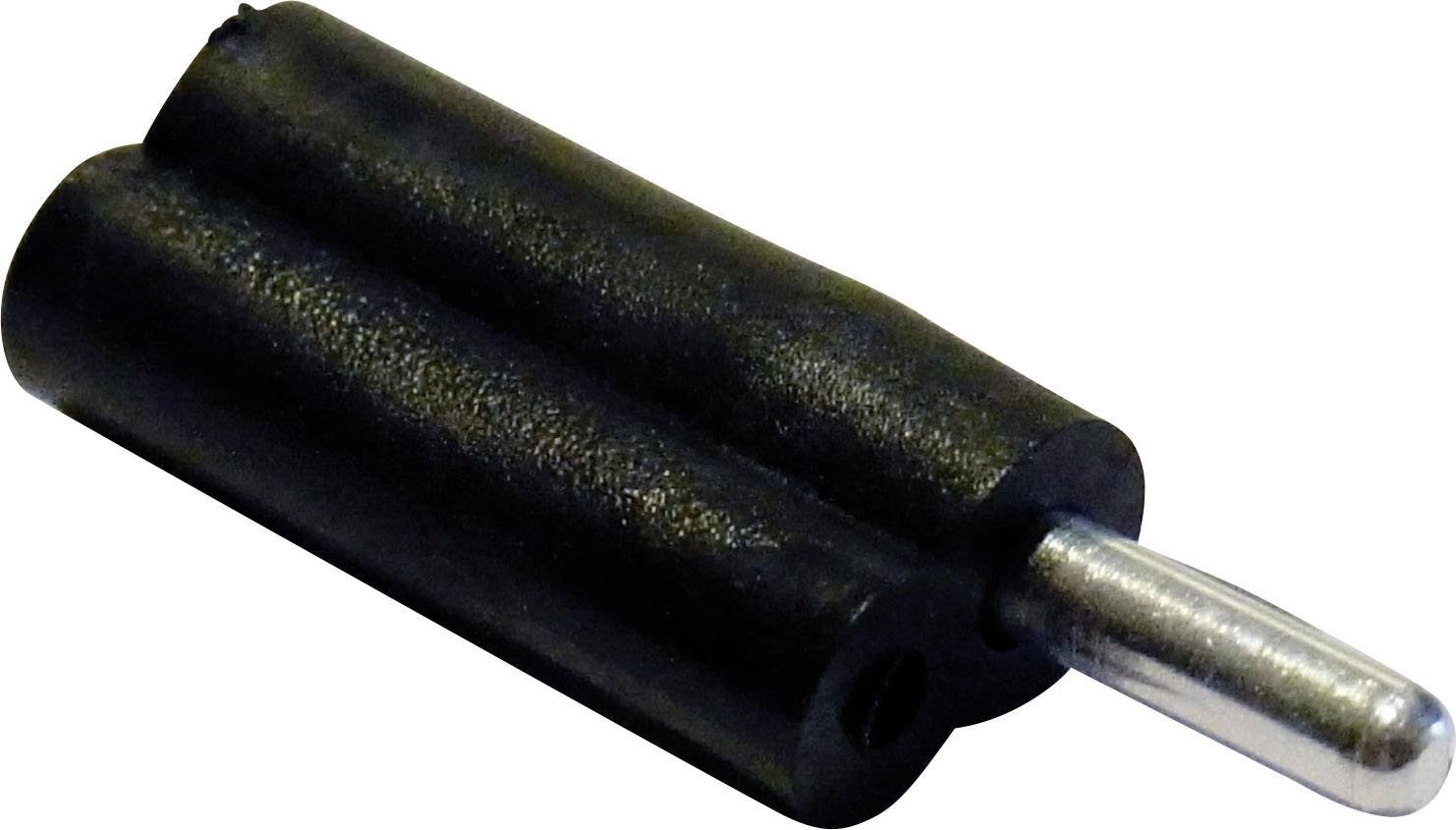 Schnepp F 2020 Büschelstecker Stecker, gerade Stift-Ø: 2 mm Schwarz
