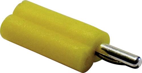 Schnepp F 2020 Büschelstecker Stecker, gerade Stift-Ø: 2 mm Gelb