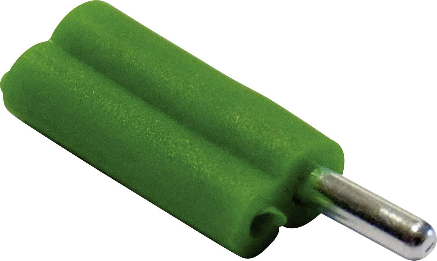 Schnepp F 2020 Büschelstecker Stecker, gerade Stift-Ø: 2 mm Grün