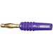 Stäubli SLS205-L Lamellenstecker Stecker, gerade Stift-Ø: 2mm Violett