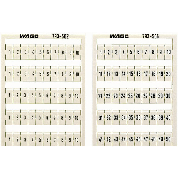 WAGO 248-501 Beschriftung 100St.