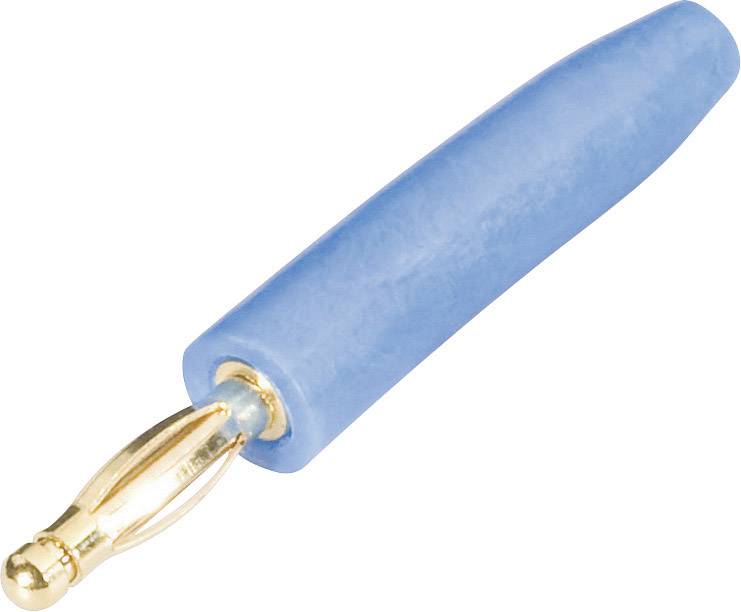 Schnepp FK 2000 Lamellenstecker Stecker, gerade Stift-Ø: 2mm Blau