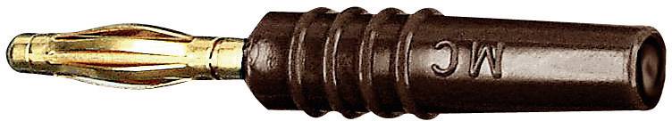 Stäubli SLS205-L Lamellenstecker Stecker, gerade Stift-Ø: 2mm Braun