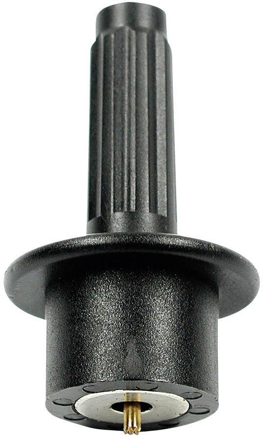 Stäubli MSA/SHZ-CATIV Doppelstecker Federnde Kontaktspitze - Buchse 4mm Schwarz 1St.