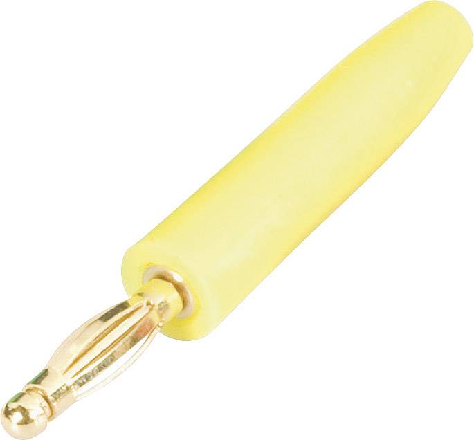 Schnepp FK 2000 Lamellenstecker Stecker, gerade Stift-Ø: 2mm Gelb