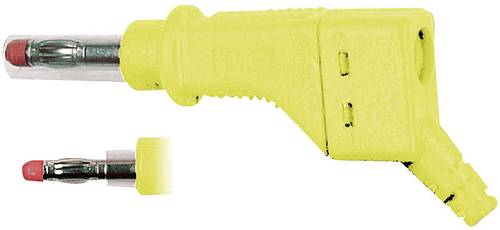 Stäubli XZGL-425 Lamellenstecker Stecker, gerade Stift-Ø: 4mm Gelb 1St.