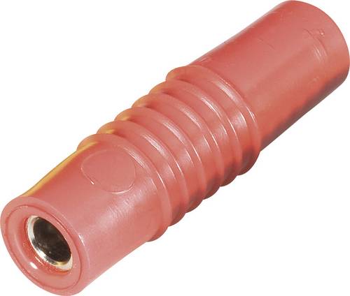 Schnepp KP 4000 L Laborbuchse Stecker, gerade Stift-Ø: 4 mm Rot