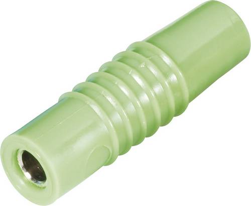Schnepp KP 4000 S Laborbuchse Stecker, gerade Stift-Ø: 4 mm Grün