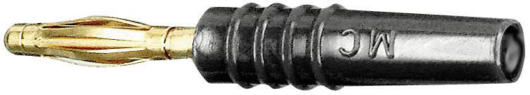 Stäubli SLS205-L Lamellenstecker Stecker, gerade Stift-Ø: 2mm Schwarz 1St.