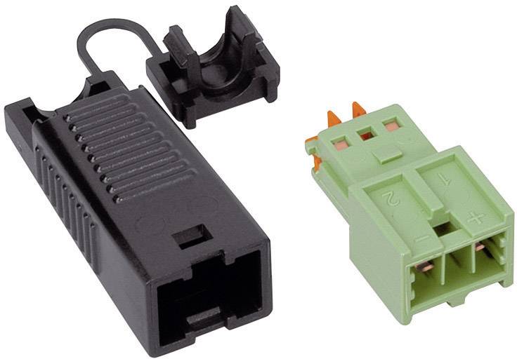 WAGO 893-1012 Netz-Steckverbinder WINSTA KNX Stecker, gerade Gesamtpolzahl: 2 3 A Grün 1 St.