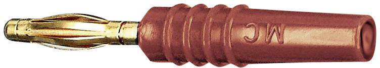 Stäubli SLS205-L Lamellenstecker Stecker, gerade Stift-Ø: 2 mm Rot