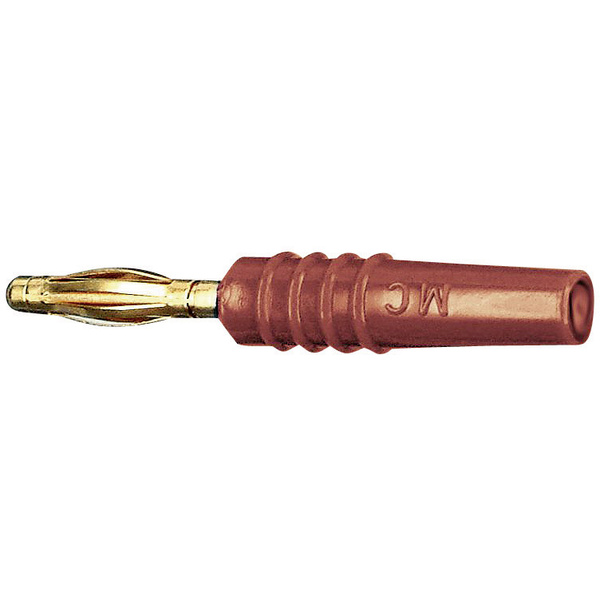 Stäubli SLS205-L Lamellenstecker Stecker, gerade Stift-Ø: 2mm Rot 1St.