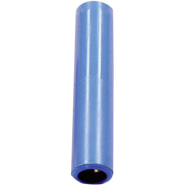 Stäubli KK4/4 Verbindungskupplung Buchse 4mm - Buchse 4mm Blau