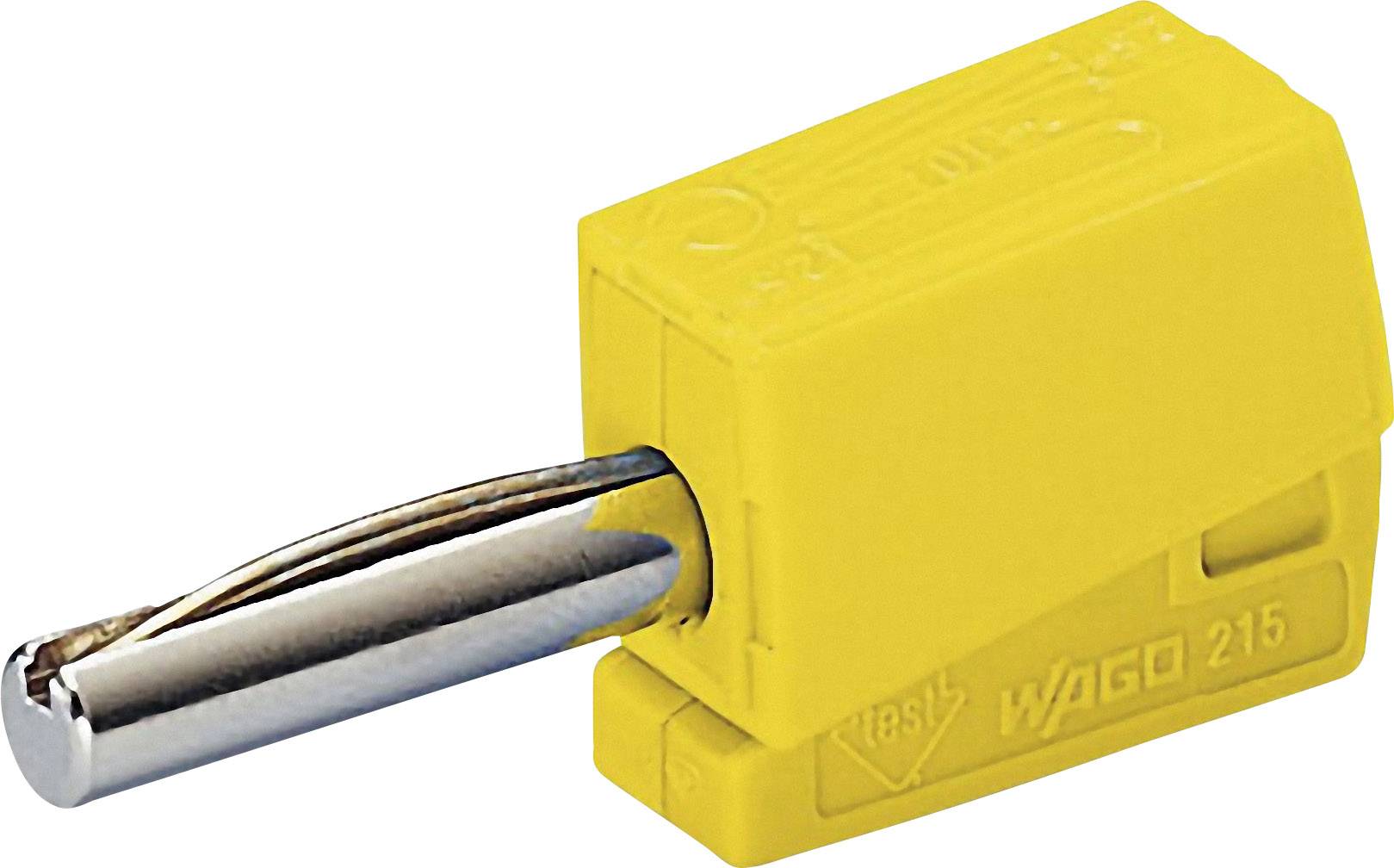 WAGO Bananenstecker Stecker, gerade Stift-Ø: 4 mm Gelb