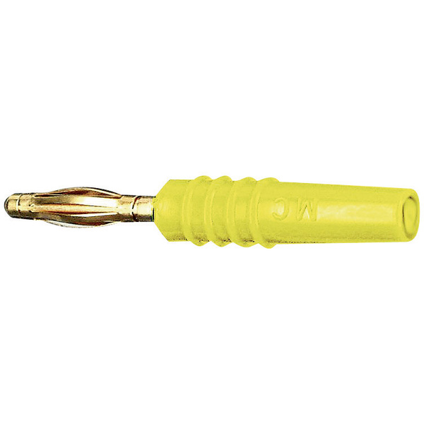 Stäubli SLS205-L Lamellenstecker Stecker, gerade Stift-Ø: 2mm Gelb 1St.