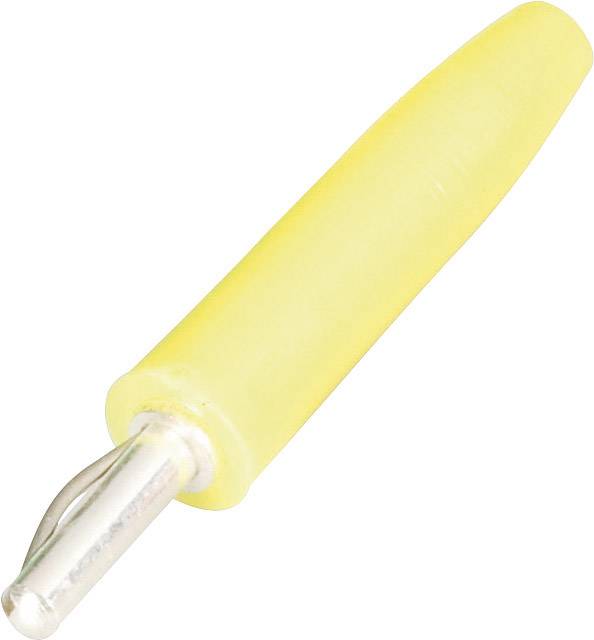 Schnepp F 2000 Lamellenstecker Stecker, gerade Stift-Ø: 2 mm Gelb