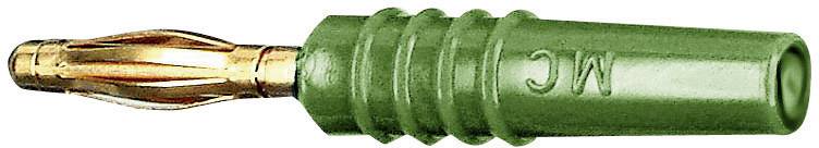 Stäubli SLS205-L Lamellenstecker Stecker, gerade Stift-Ø: 2mm Grün