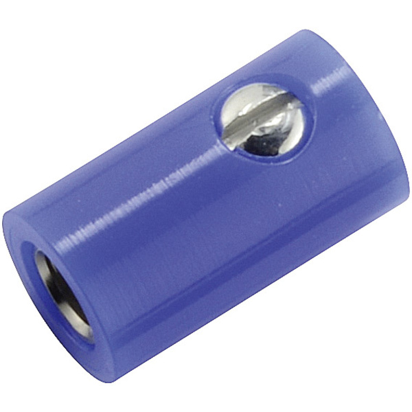 Kahlert Licht Miniatur-Laborbuchse Buchse, gerade Stift-Ø: 2.6mm Blau