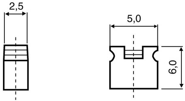 731978 Kurzschlussbrücke Rastermaß: 2.54mm Polzahl je Reihe:2 Inhalt