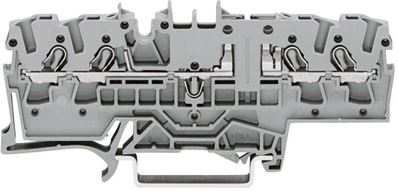 WAGO 2002-1861 Basisklemme 5.20 mm Zugfeder Belegung: L Grau