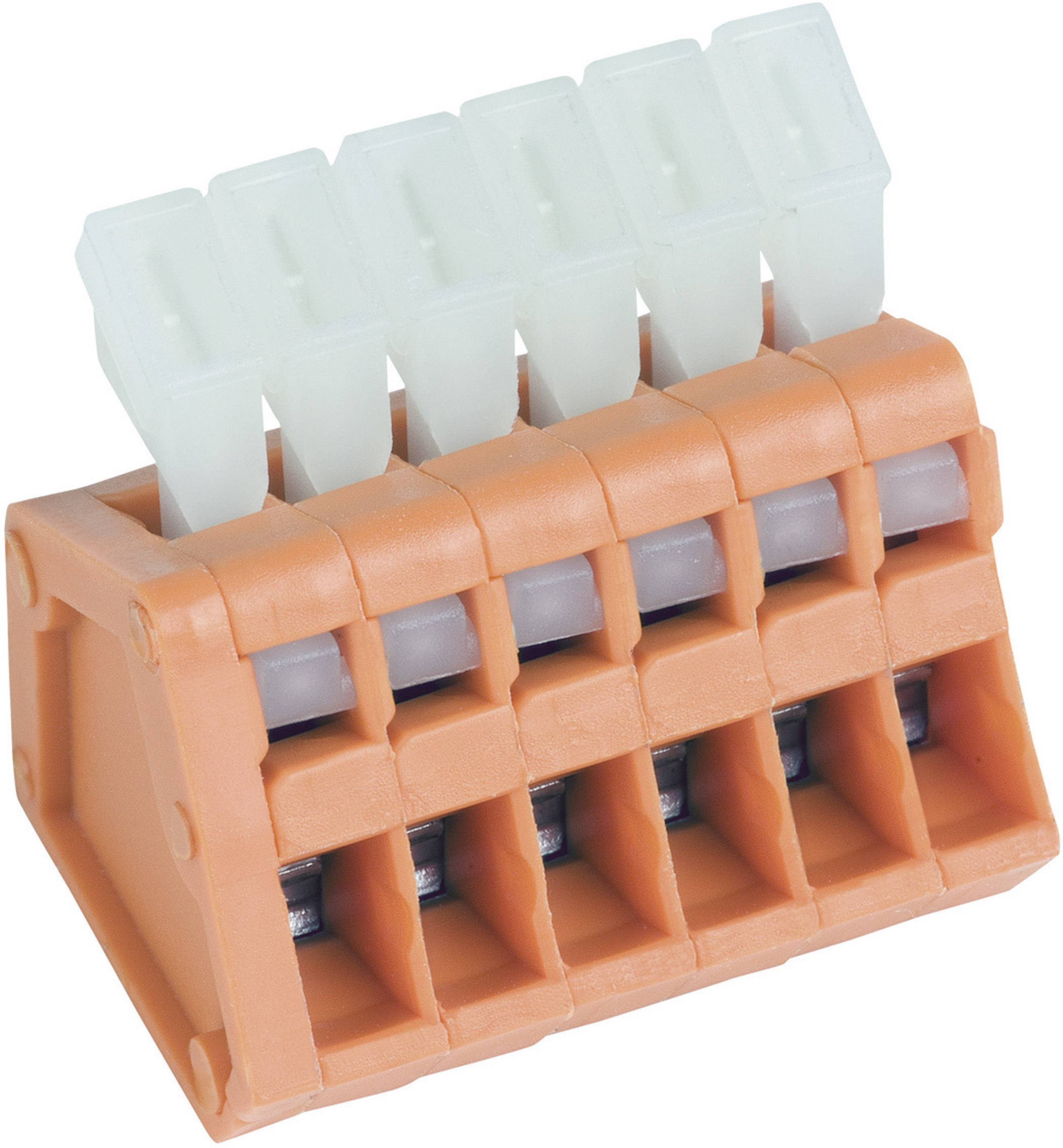 PTR Hartmann 53191120321D Federkraftklemmblock 0.50mm² Polzahl 12 Orange