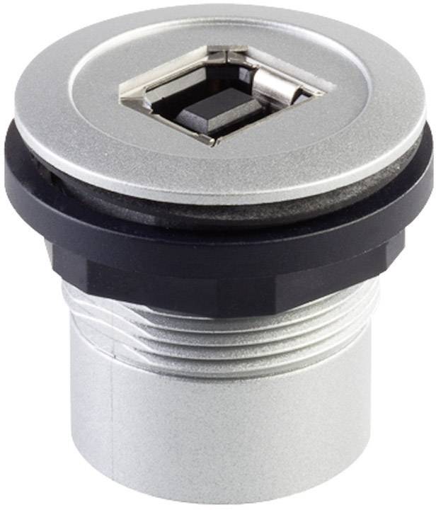 Georg Schlegel USB-Buchse B/A, silberfarben twin rund, RONTRON-R-JUWEL Koppler Buchse / BuchseBauform Seite 1: