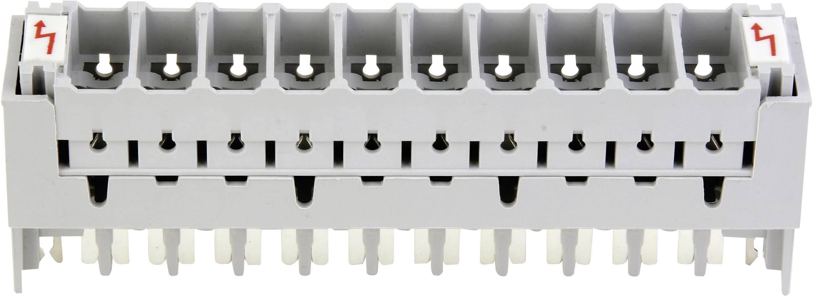 3M 38126-508 00 Zubehör LSA-PLUS 1 und 2 Serie Überspannungsschutzmagazin 10 Doppeladern Grau Inhalt: 1 St.