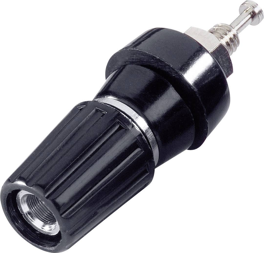 TRU Components TC-R1-14M B Polklemme Schwarz 10A