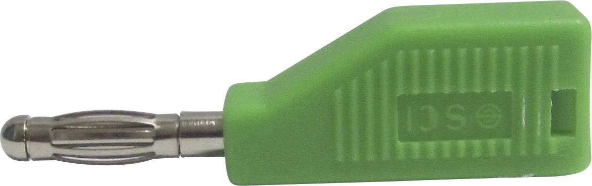 TRU Components TC-R8-B19G Büschelstecker Stecker, gerade Stift-Ø: 4mm Grün