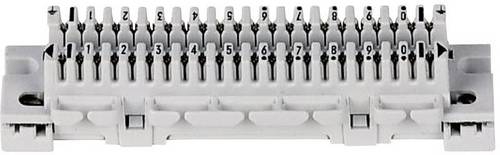 Corning 79101-517 00 LSA-PLUS® Anschlussleiste Baureihe 1 Anschlussleiste 10 Doppeladern Grau Inhalt: 1 St.