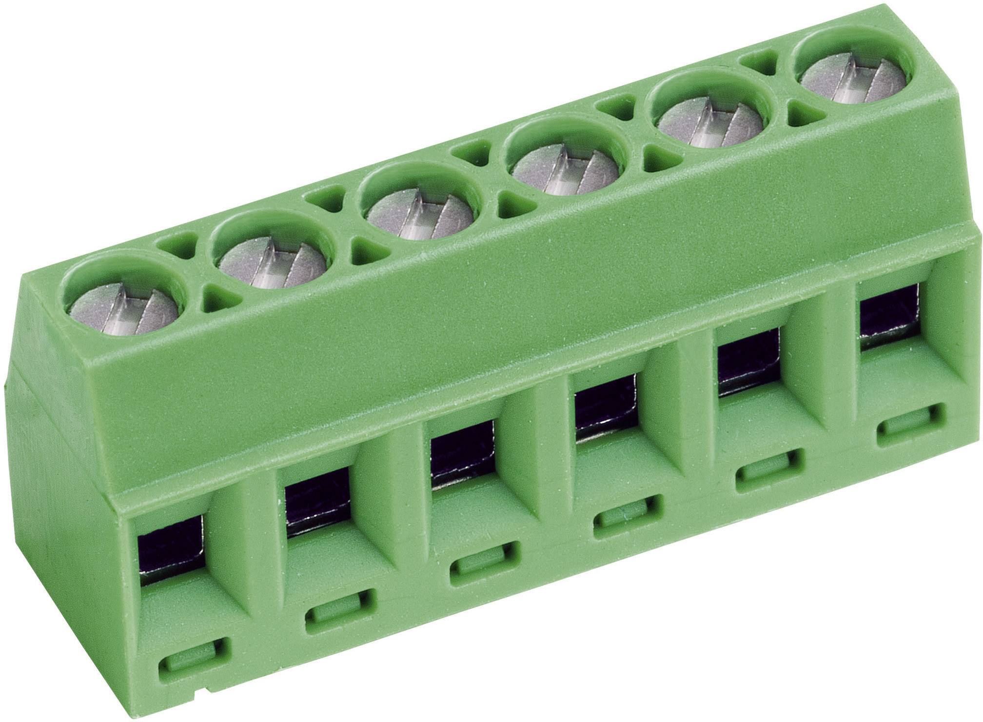 PTR Hartmann 50602050021F Schraubklemmblock 1.00 mm² Polzahl 5 Grün