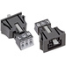 WAGO 890-703 Mains connector WINSTA MINI Socket, straight Total number of pins: 2 + PE 16 A Black 1 pc(s)