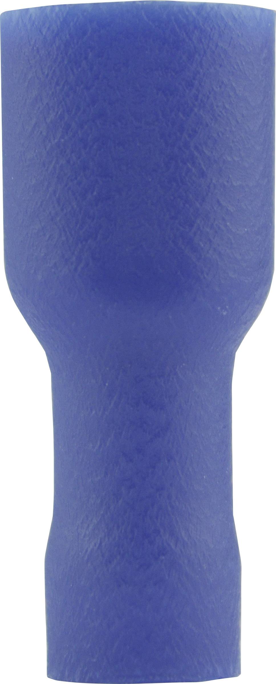 Vogt Verbindungstechnik 3945S Flachsteckhülse Steckbreite: 6.3 mm Steckdicke: 0.8 mm 180 ° Vollisoliert Blau 1 St.