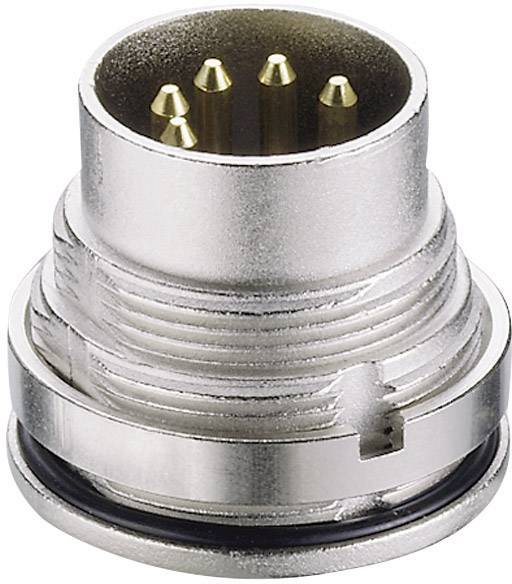 Lumberg 0315 03 DIN-Rundsteckverbinder Stecker, Einbau vertikal Polzahl: 3 Silber 1 St.