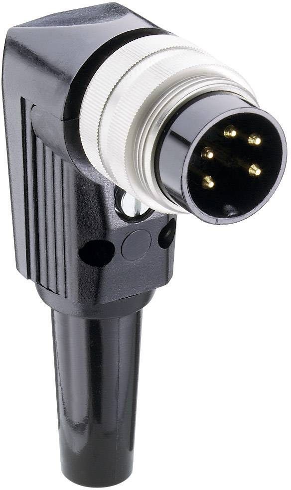 Lumberg WSV 81 DIN-Rundsteckverbinder Stecker, gewinkelt Polzahl: 8 Silber 1St.