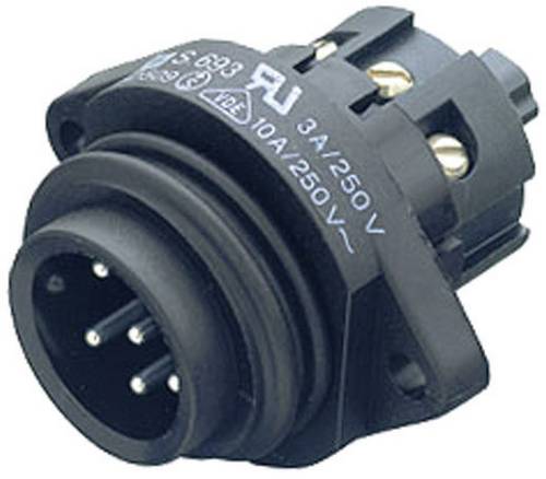 Binder 09-4219-00-07 Rundstecker Stecker, Einbau Gesamtpolzahl: 6 + PE Serie (Rundsteckverbinder)