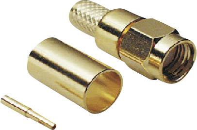 BKL Electronic 0409078 0409078 SMA-Reverse-Steckverbinder Stecker, gerade 50 Ω 1 St.