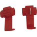 TRU Components Schnellklemmverbinder flexibel: 0.5-0.75mm² starr: 0.5-0.75mm² Polzahl (num): 2 Rot 5St.