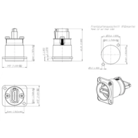 Neutrik NAHDMI-W HDMI-Steckverbinder Flanschbuchse, Kontakte gerade Polzahl: 19 Silber 1St. Neutrik NAHDMI-W HDMI-Steckverbinder Flanschbuchse, Kontakte gerade Polzahl: 19 Silber 1St.