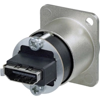 Neutrik NAHDMI-W HDMI-Steckverbinder Flanschbuchse, Kontakte gerade Polzahl: 19 Silber 1St. Neutrik NAHDMI-W HDMI-Steckverbinder Flanschbuchse, Kontakte gerade Polzahl: 19 Silber 1St.