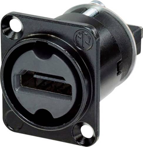 Neutrik NAHDMI-W-B HDMI-Steckverbinder Flanschbuchse, Kontakte gerade Polzahl: 19 Schwarz 1 St.