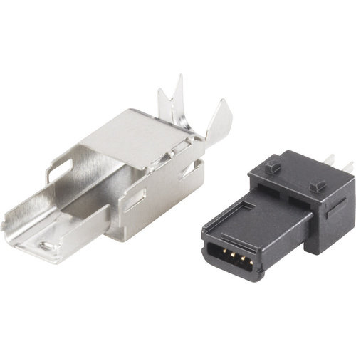 BKL Electronic Mini USB-Stecker 2.0 Stecker, gerade 10120251 Mitsumi USB-B 10120251 Inhalt