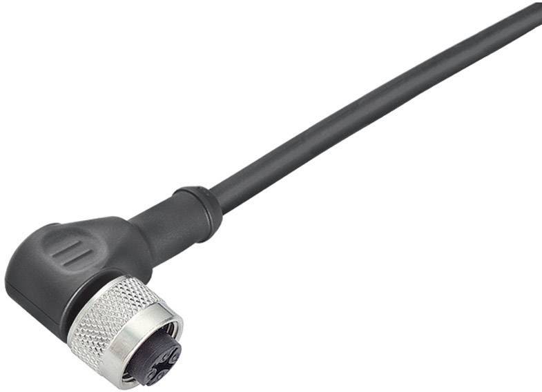 Binder 79-3434-33-04 Sensor-/Aktor-Steckverbinder, konfektioniert M12 Buchse, gewinkelt 2.00m Polzahl Sensoren: 4 1St.