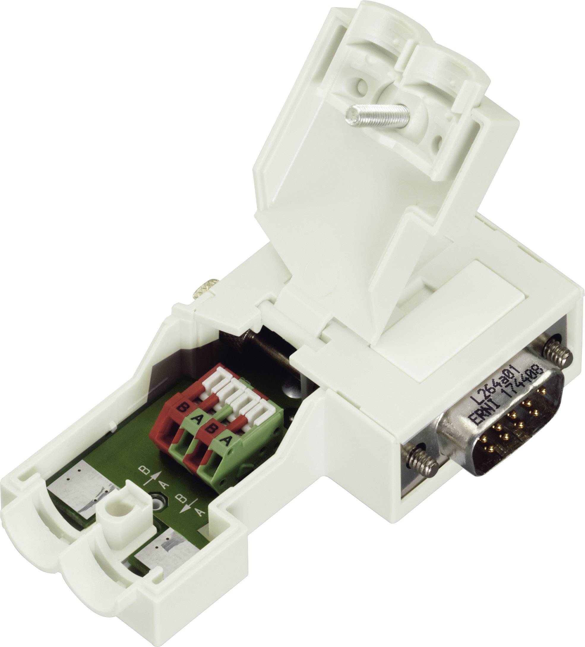 WAGO 750-971 Sensor-/Aktor-Datensteckverbinder Stecker, gewinkelt Polzahl Sensoren: 9 1 St.
