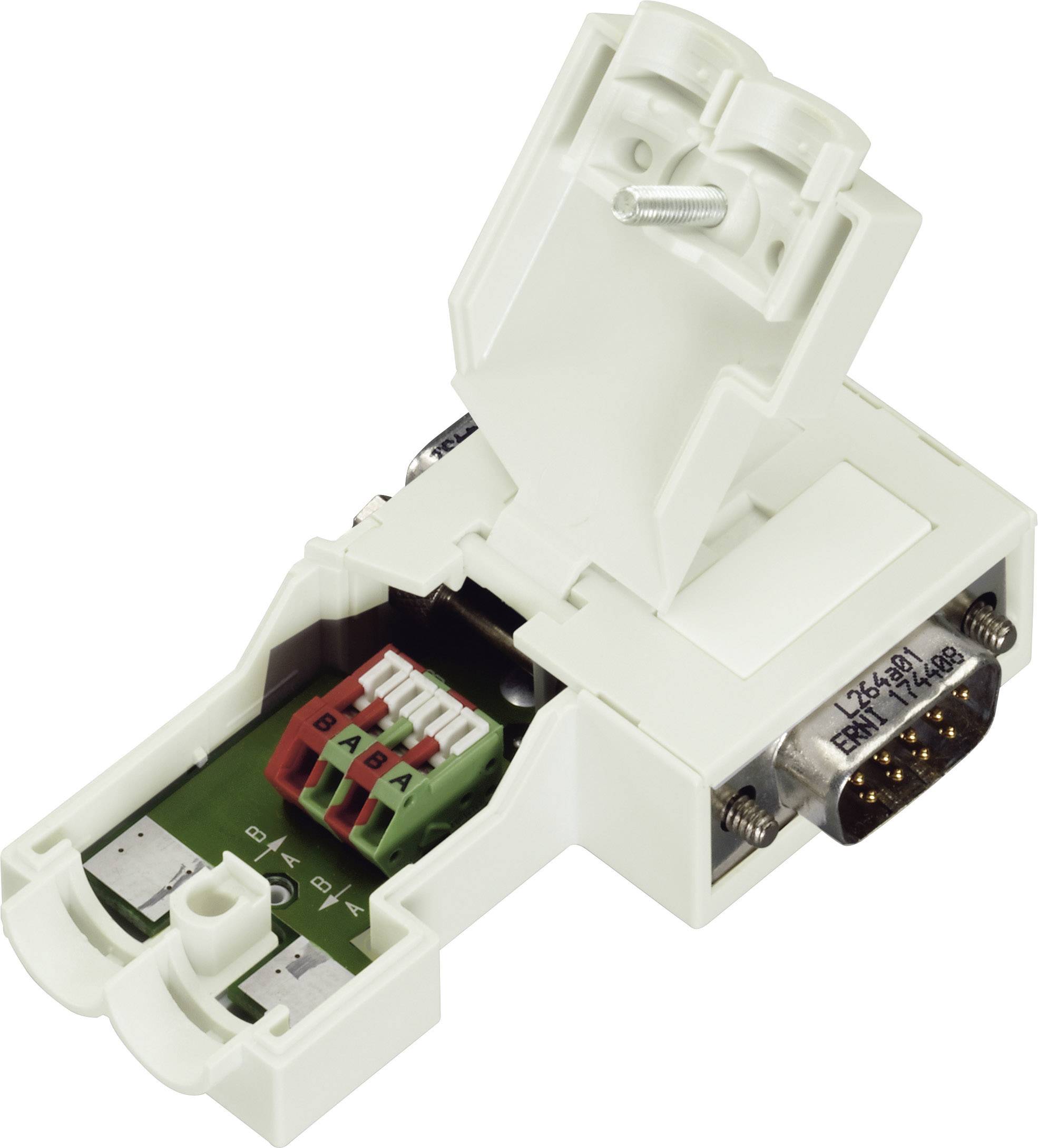 WAGO 750-972 Sensor-/Aktor-Datensteckverbinder Stecker, gewinkelt Polzahl Sensoren: 9 1St.